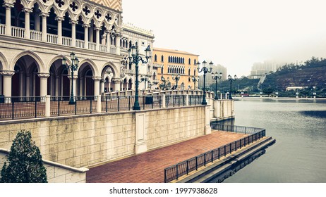 MACAO - MAY 6, 2019 : Exterior view of the Venetian Macao Casino