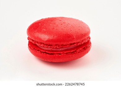 Macaron Macarons Macaroon Macaroons Red Raspberry Framboise French Dessert