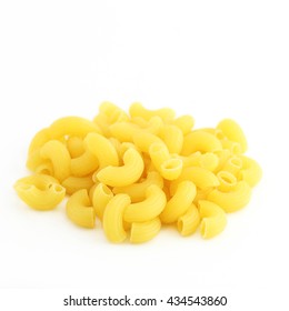 Macaroni Isolated On White Background 