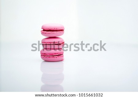 Similar – Image, Stock Photo Sweet red french macaron.