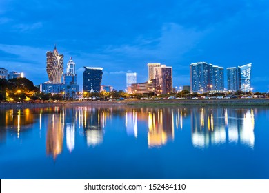 Macau Casino At Night