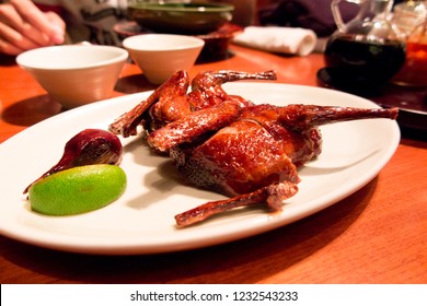 Macau Famous Food Roast Bird Meat Grill