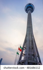 Macau Tower In Evening