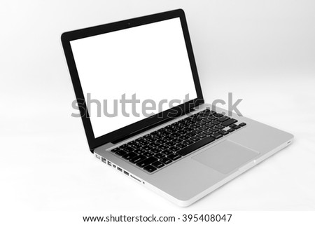 MacBook Pro on white background