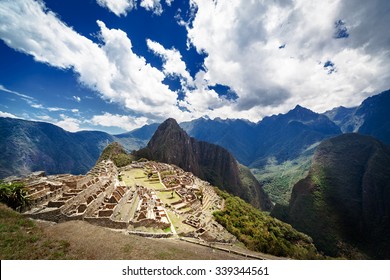 Macchu Picchu Old Town On A Sunny Day