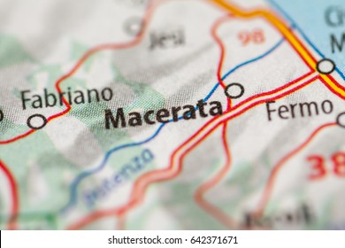 Macerata Map Images Stock Photos Vectors Shutterstock