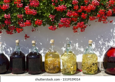 Maceration Drinks In Sauris, In The Carnic Alkpi