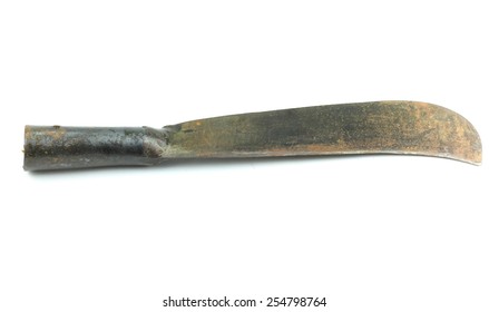 Machete Or Large Knife Isolated