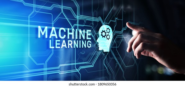 Machine Deep Learning Algorithms Artificial Intelligence Stock Photo ...