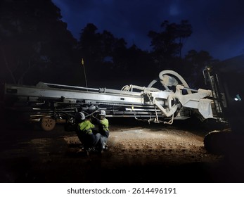 Machine Drilling
Replace Drifter Rock Drill