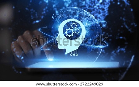 Machine Learning and Artificial Intelligence Algorithms Illustrated on a Digital Interface
