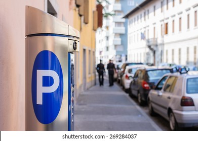 Machine Parking On A City Street