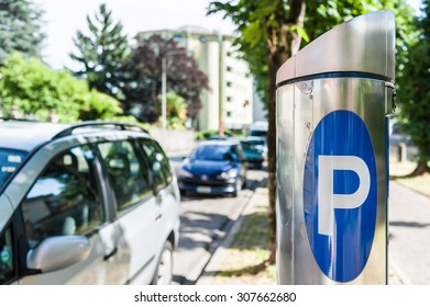 Machine Parking On A City Street