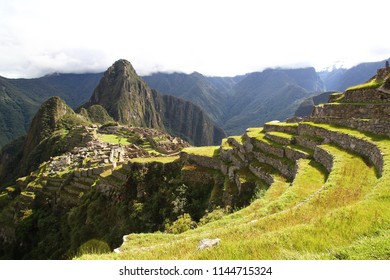 Macho Picchu Unesco World Heritage Site In Peru