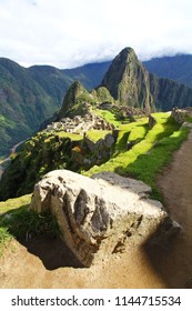 Macho Picchu Unesco World Heritage Site In Peru