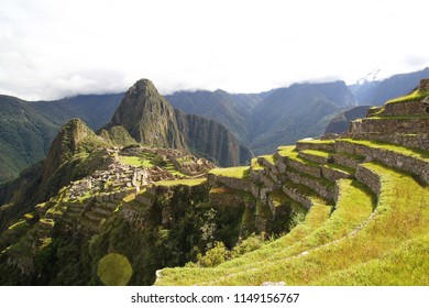 Macho Picchu Unesco World Heritage Site In Peru