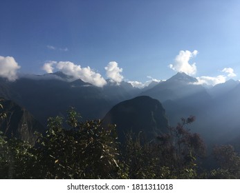 Machu Picchu / Cuzco / Peru - August 26th 2017: Wonderful Mountains While Climbing To Machu Picchu In Peru.