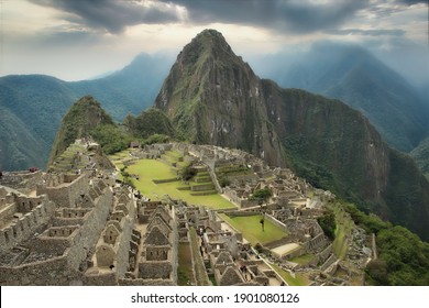 Machu Picchu, The Most Iconic, And Mystic City Of The Ancient Inca People, Andes, Peru, Cuzco, South America 