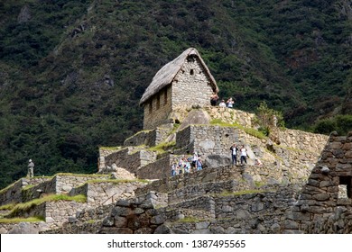 Machu Picchu Peru 04122019 Guard House Stock Photo (Edit Now ...