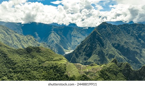 Machu Picchu, Peru. Aerial view - Powered by Shutterstock