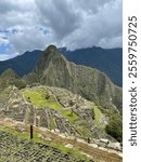 Machu Picchu picture taken January 2021. Located in the Andes Mountains.