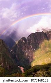 Machu Picchu Rainbow Scenery