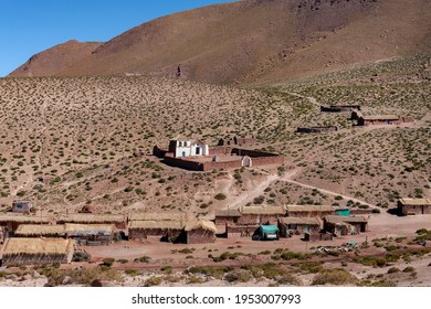 Machuca Village In The Atacama Desert In Northern Chile, South America.