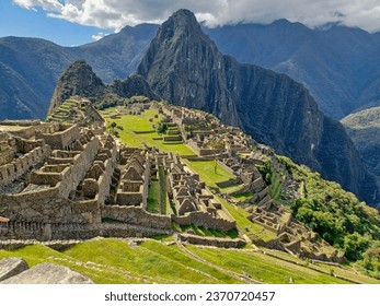 Machupicchu , legacy of the Inka civilization.