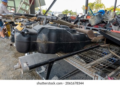 Mackay, Queensland, Australia - October 2021: Junk For Sale At Local Not-for-profit Charity Tip Shop