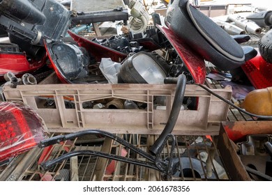 Mackay, Queensland, Australia - October 2021: Car Parts For Sale At Not-for-profit Charity Junk Shop