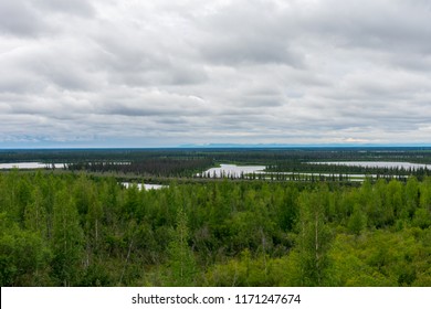 The Mackenzie River Delta, Northwest Territories, Canada