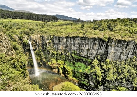  Mac-Mac Falls  - a waterfall on the Mac-Mac River in Mpumalanga, South Africa. 