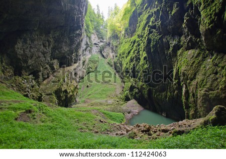bottom of a chasm Bottom of a chasm