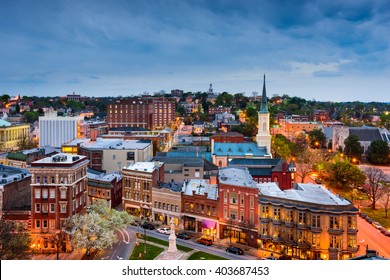 Macon, Georgia, USA Downtown Skyline.