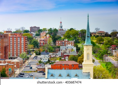 Macon, Georgia, USA Downtown Skyline.