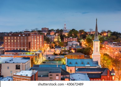 Macon, Georgia, USA Downtown Skyline.