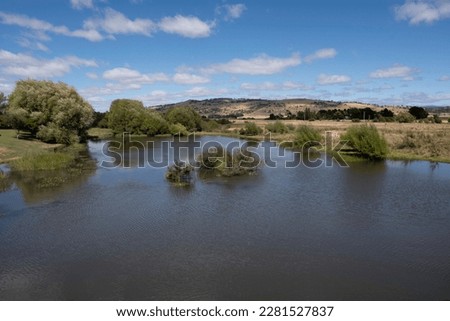 The Macquarie River near Ross is a major perennial river located in the Midlands region of Tasmania, Australia