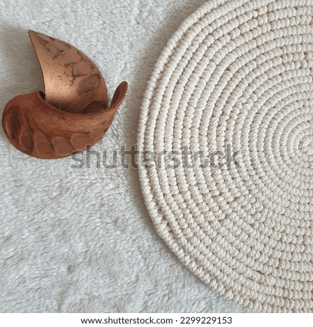 macrame background fabric material cotton