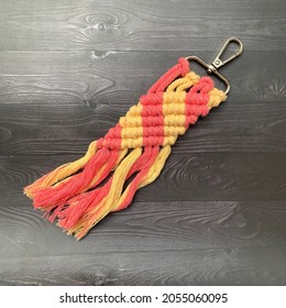 Macrame Key Chain Hand Made Project