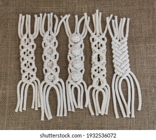 Macrame Pattern (macrame Cords, Knots In Macrama) 