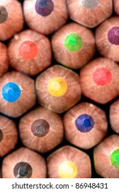 macro background of the pencil as an element for design. high resolution.