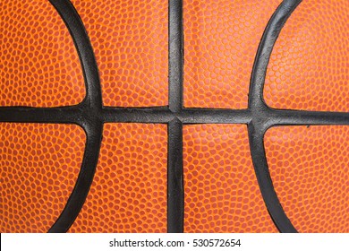 Macro Basketball Texture