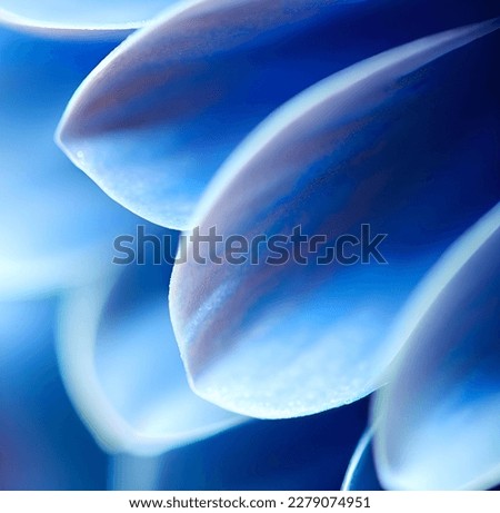 macro close up of blue flower petals