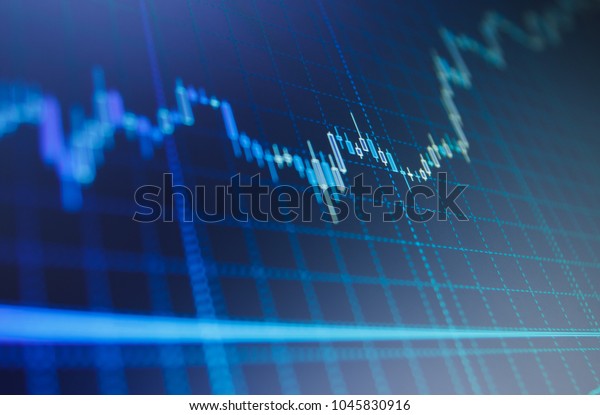Blue Stock Chart