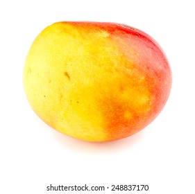 Macro Closeup Of Calypso Mango Isolated