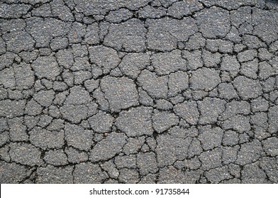 broken asphalt texture