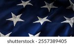 macro close-up of the united states american flag stars fabric textile patriotic background	