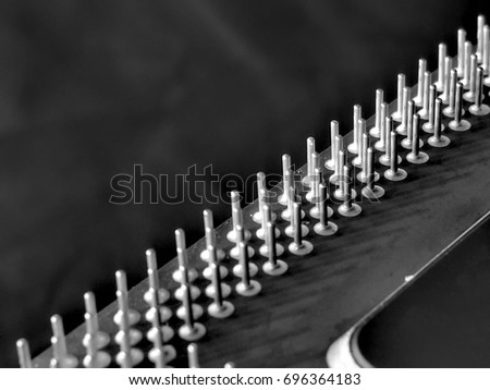 Macro detail of central processor unit CPU pins.
