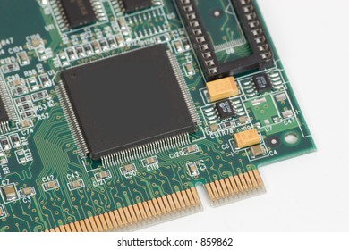 macro details of a circuit board