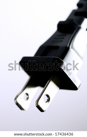 macro of an electrical cord